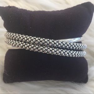 Lagos intertwined Bangle set